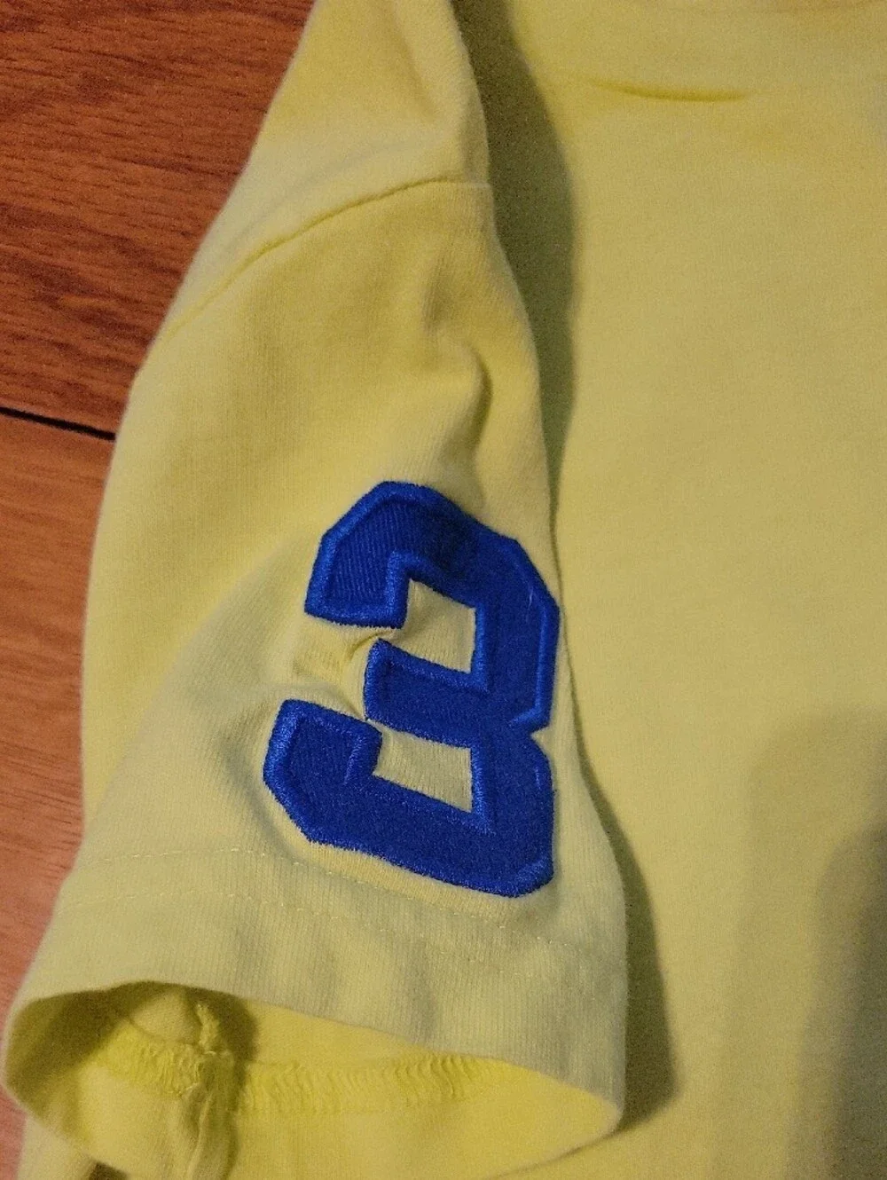 Ralph Lauren Yellow Tee with Navy Polo Player